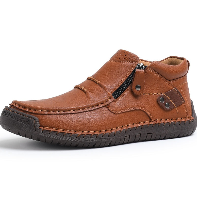 Jacob – Retro-inspirierte PU-Herrenschuhe