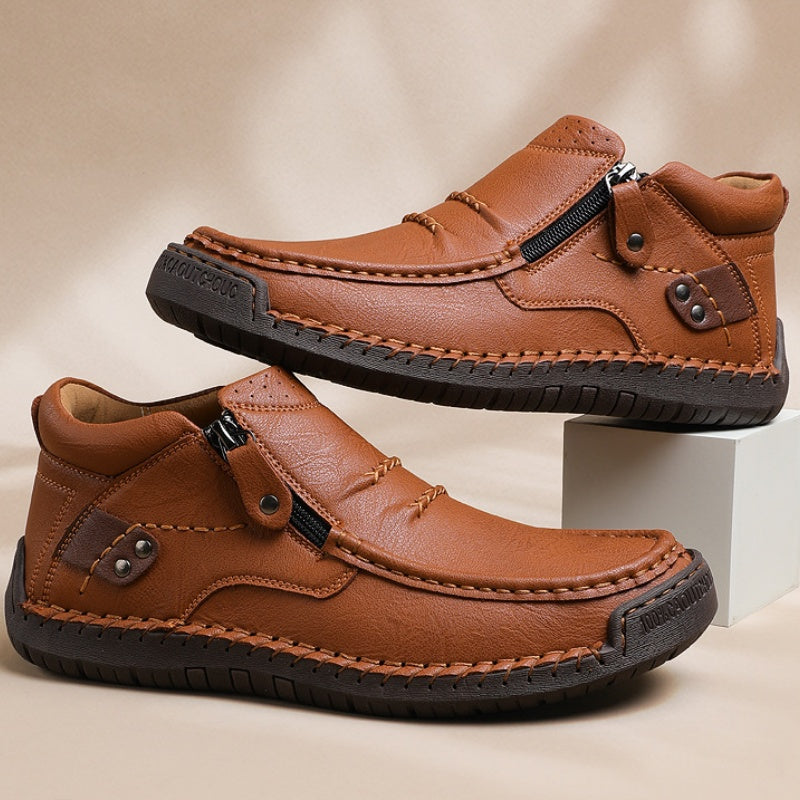 Jacob – Retro-inspirierte PU-Herrenschuhe