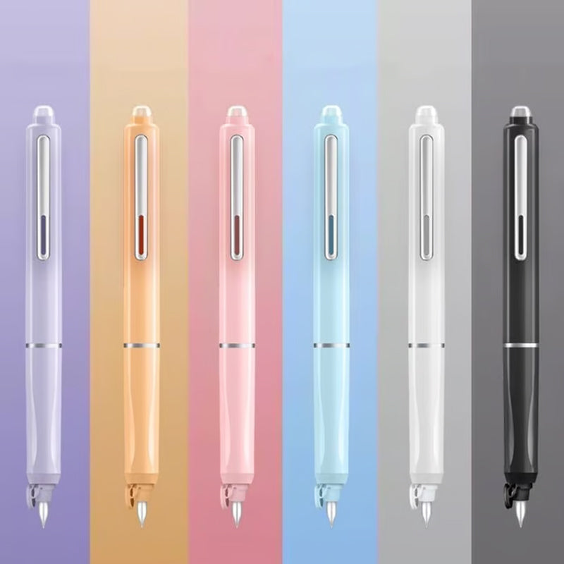 InkFlow™ – Einziehbarer Füllfederhalter mit sanftem Schreibkomfort | 1+1 GRATIS
