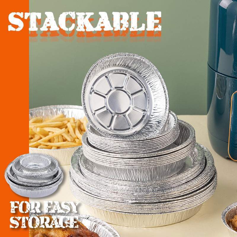 Foilpro 50 STÜCK – Ölbeständige Aluminiumfolie-Dosen