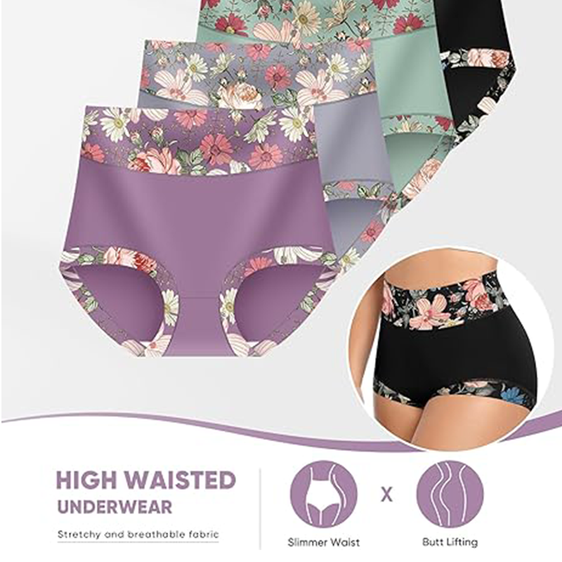 FloraForm™ – Bequeme High-Waist Slips mit Elegantem Blumendesign | 50% RABATT