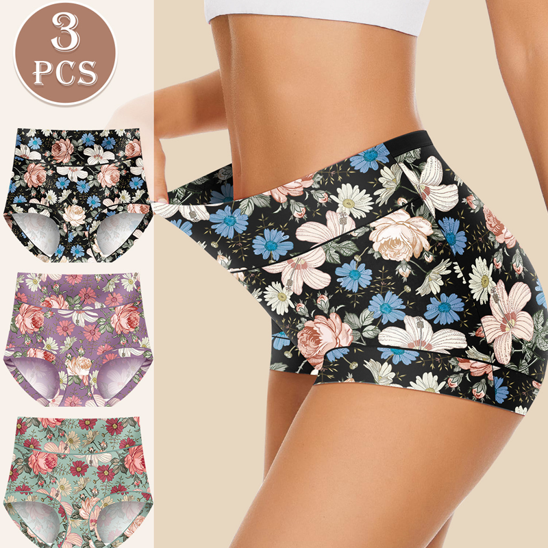 FloraForm™ – Bequeme High-Waist Slips mit Elegantem Blumendesign | 50% RABATT