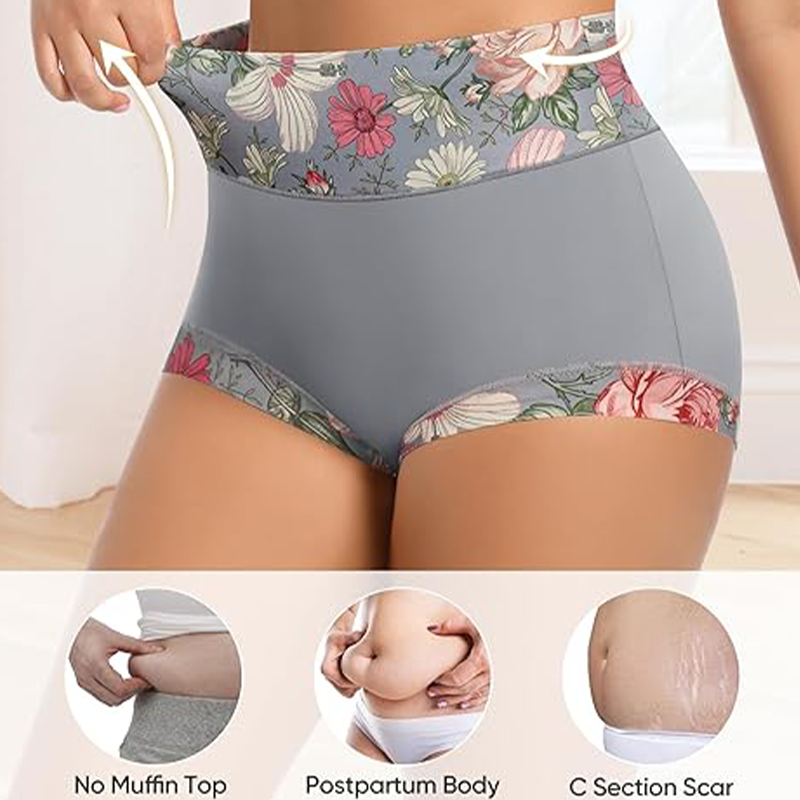 FloraForm™ – Bequeme High-Waist Slips mit Elegantem Blumendesign | 50% RABATT
