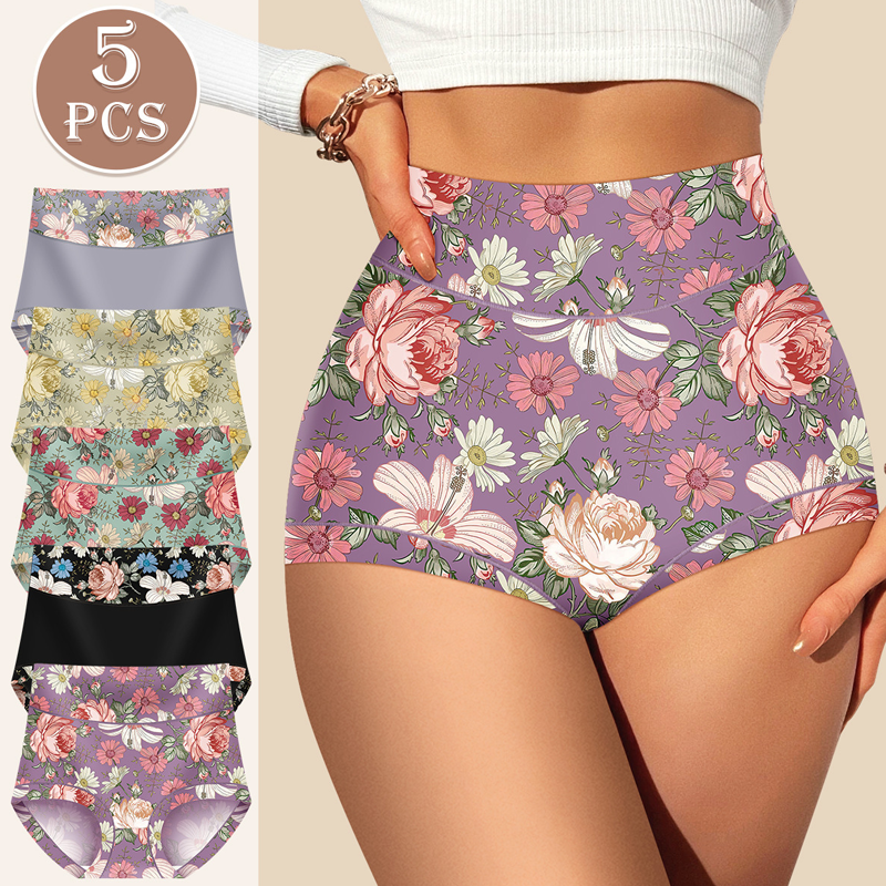 FloraForm™ – Bequeme High-Waist Slips mit Elegantem Blumendesign | 50% RABATT