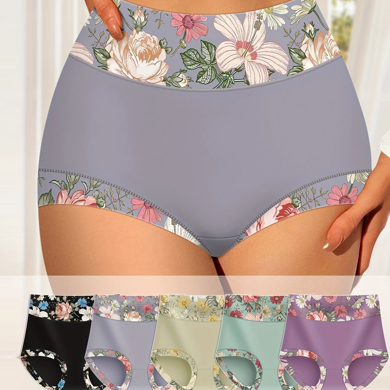 FloraForm™ – Bequeme High-Waist Slips mit Elegantem Blumendesign | 50% RABATT