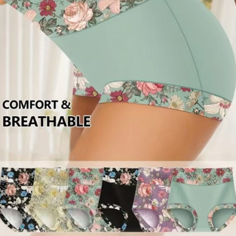FloraForm™ – Bequeme High-Waist Slips mit Elegantem Blumendesign | 50% RABATT