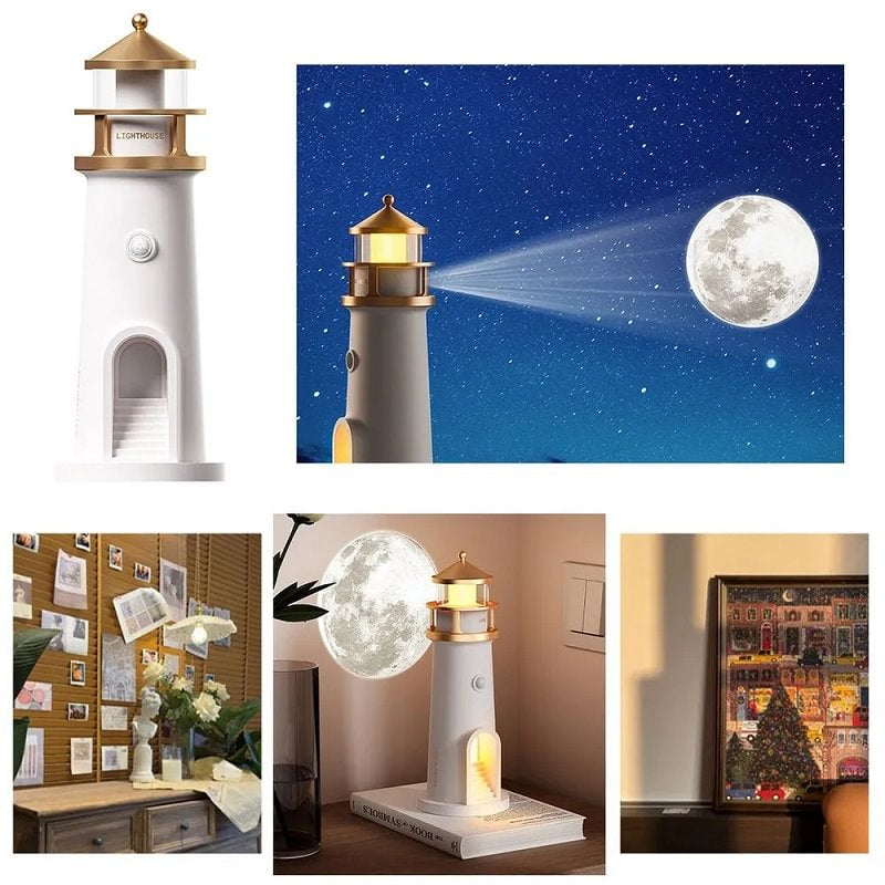 LumiTower™ – Kreatives LED-Nachtlicht im Leuchtturm-Design