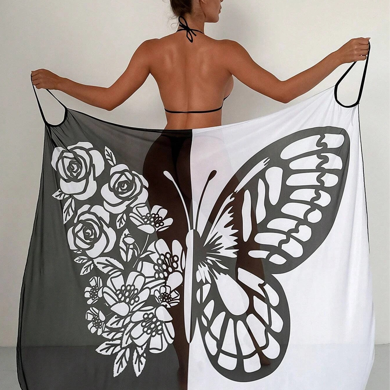 ButterflyWrap™ – Damen Strandkleid & Handtuch in Einem | Femininer Stil & Höchster Komfort