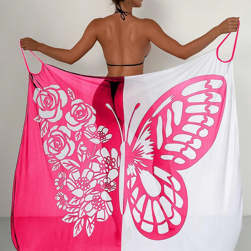 ButterflyWrap™ – Damen Strandkleid & Handtuch in Einem | Femininer Stil & Höchster Komfort