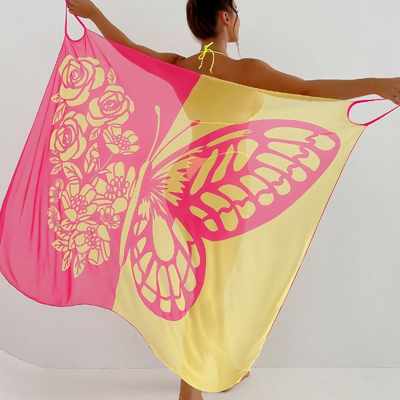 ButterflyWrap™ – Damen Strandkleid & Handtuch in Einem | Femininer Stil & Höchster Komfort