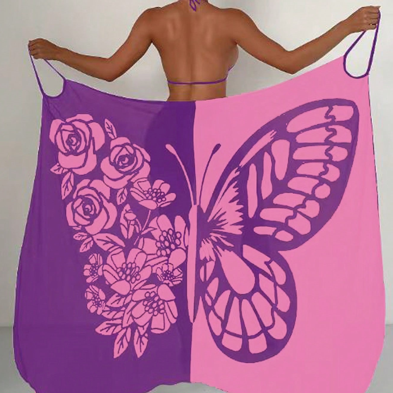 ButterflyWrap™ – Damen Strandkleid & Handtuch in Einem | Femininer Stil & Höchster Komfort
