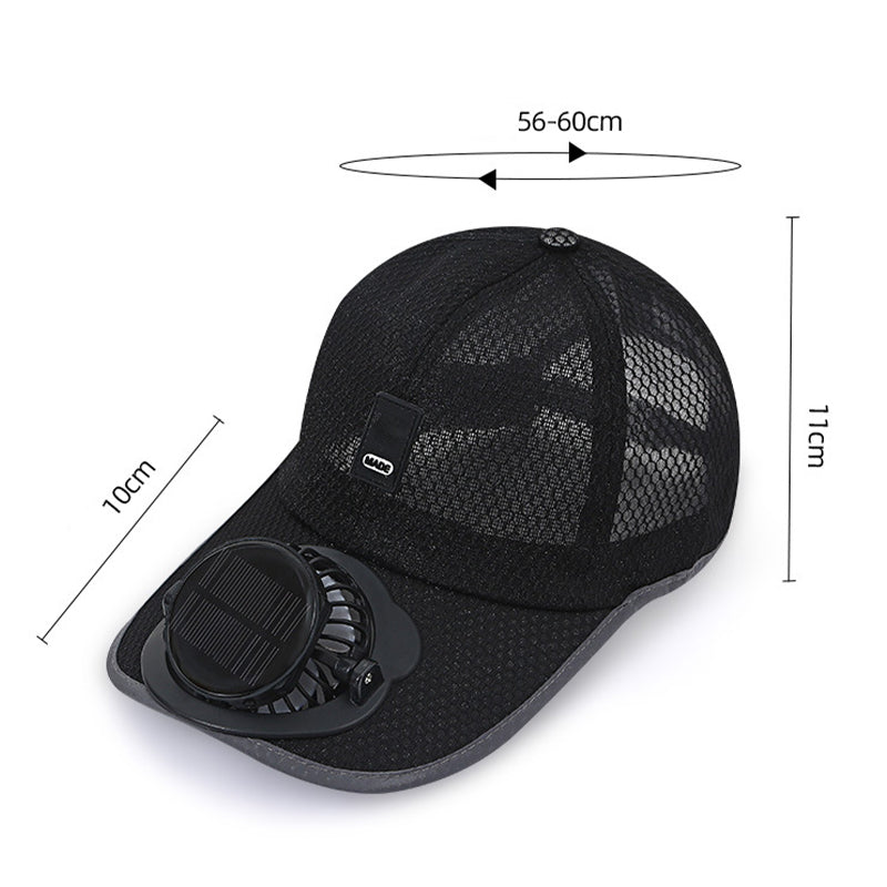 SunGuard™ Atmungsaktive Baseballkappe mit Sonnenblende