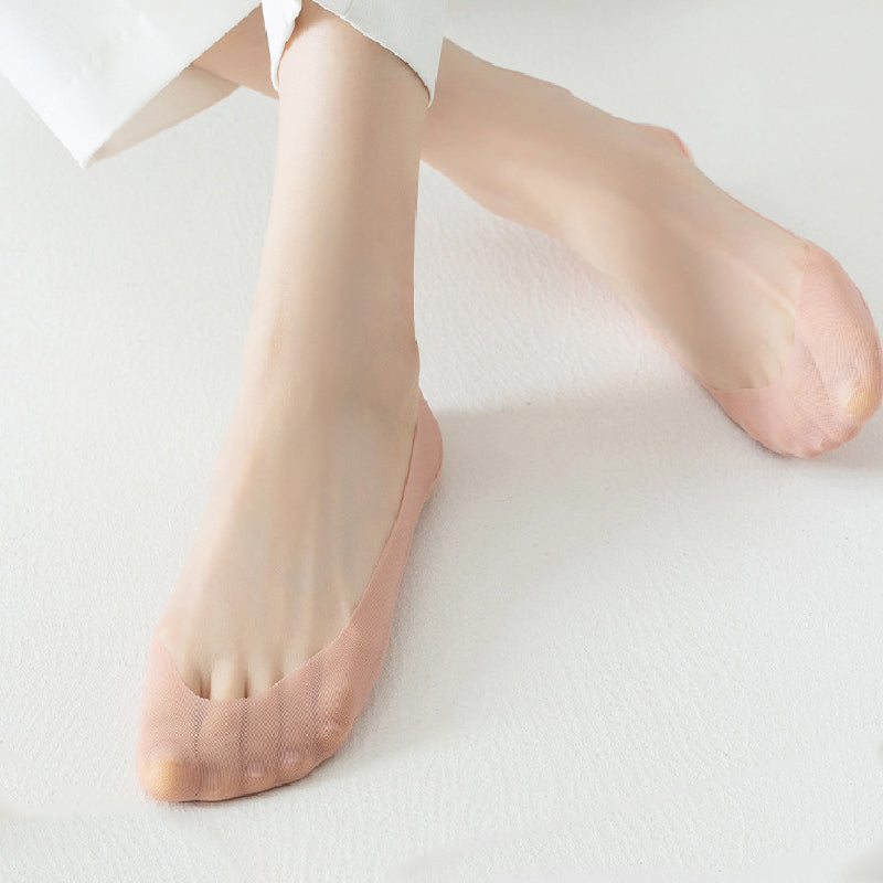 SilkyStep™ – Unsichtbare Mesh-Bootsöckchen für Damen | 50% Rabatt