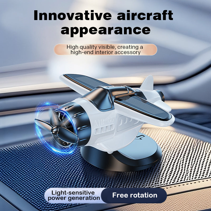 SkyGlow™ Solarflugzeug-Autoornament