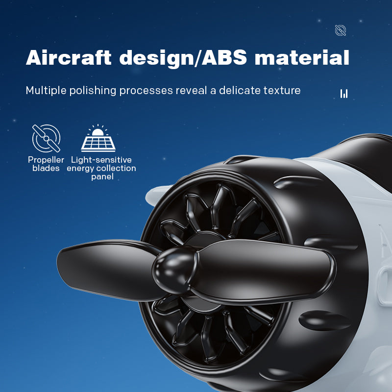 SkyGlow™ Solarflugzeug-Autoornament
