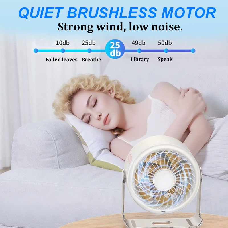 CoolFlex™ 100-Gang Mini-Tischventilator mit Digitalanzeige