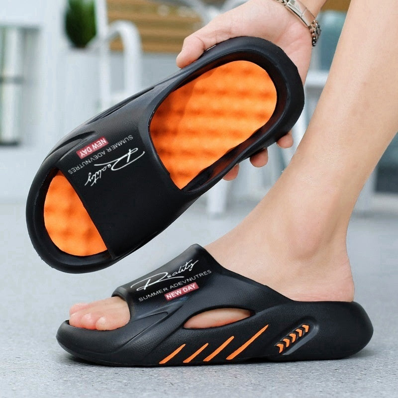 CloudStep™ Rutschfeste Herren-Badeschlappen mit dicker Sohle