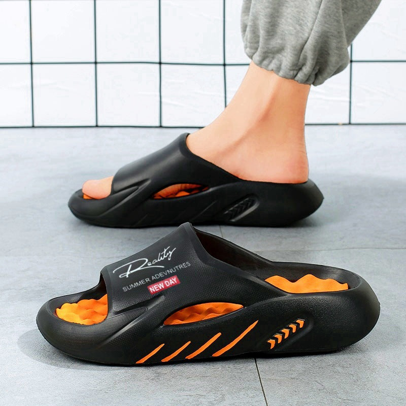 CloudStep™ Rutschfeste Herren-Badeschlappen mit dicker Sohle