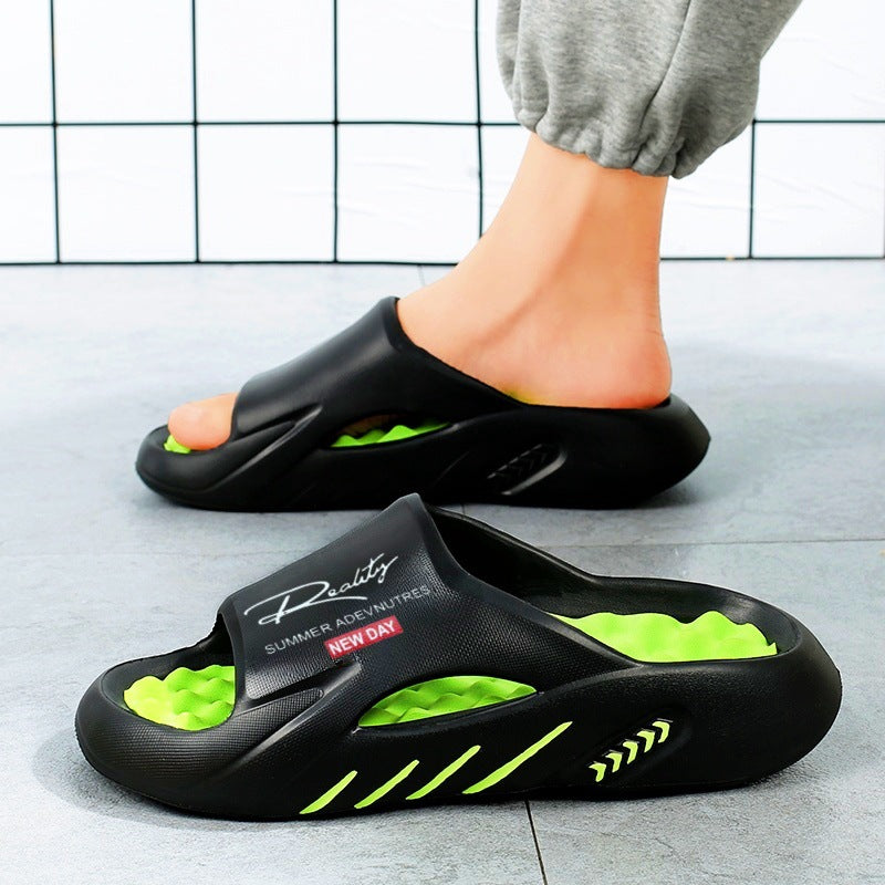 CloudStep™ Rutschfeste Herren-Badeschlappen mit dicker Sohle