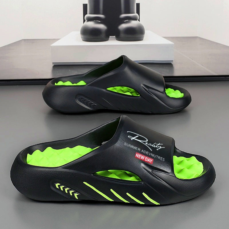CloudStep™ Rutschfeste Herren-Badeschlappen mit dicker Sohle