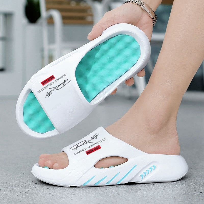 CloudStep™ Rutschfeste Herren-Badeschlappen mit dicker Sohle