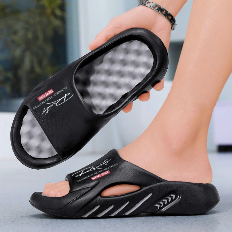 CloudStep™ Rutschfeste Herren-Badeschlappen mit dicker Sohle