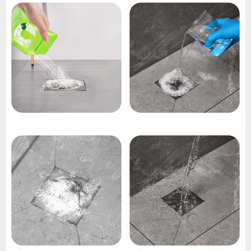 DrainPro – Leistungsstarkes Spülpulver für Rohrleitungen 80g | 1+2 GRATIS
