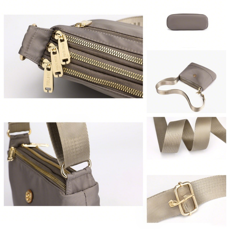 UrbanEase – Minimalistische Nylon-Umhängetasche
