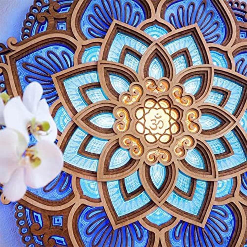 Lumora – Mandala LED Wandlampe