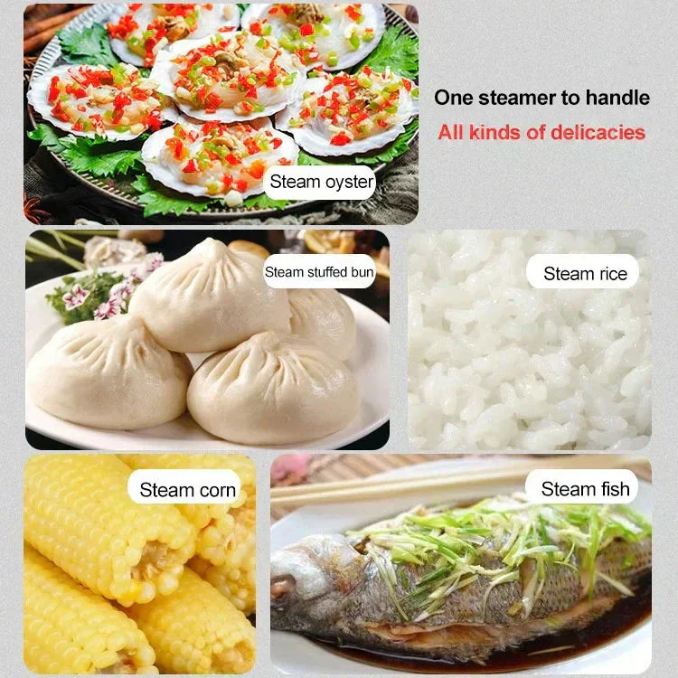 SteamChef – Multifunktionaler Mikrowellen-Dampf- & Kochbehälter