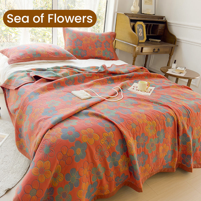 CottonDream – Multifunktionale doppelseitige Baumwoll-Decke