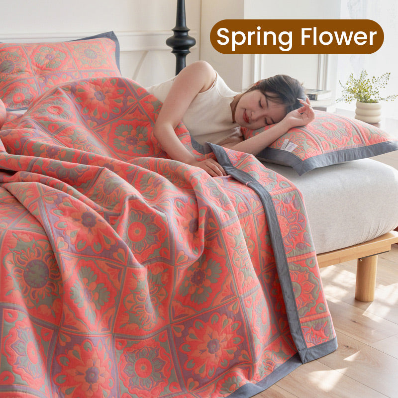 CottonDream – Multifunktionale doppelseitige Baumwoll-Decke