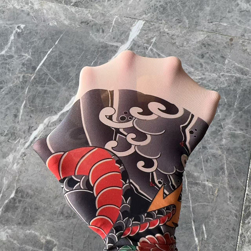 InkyLeg™ – Dehnbarer Bein-Cuff mit Tattoo-Print | 1+1 GRATIS