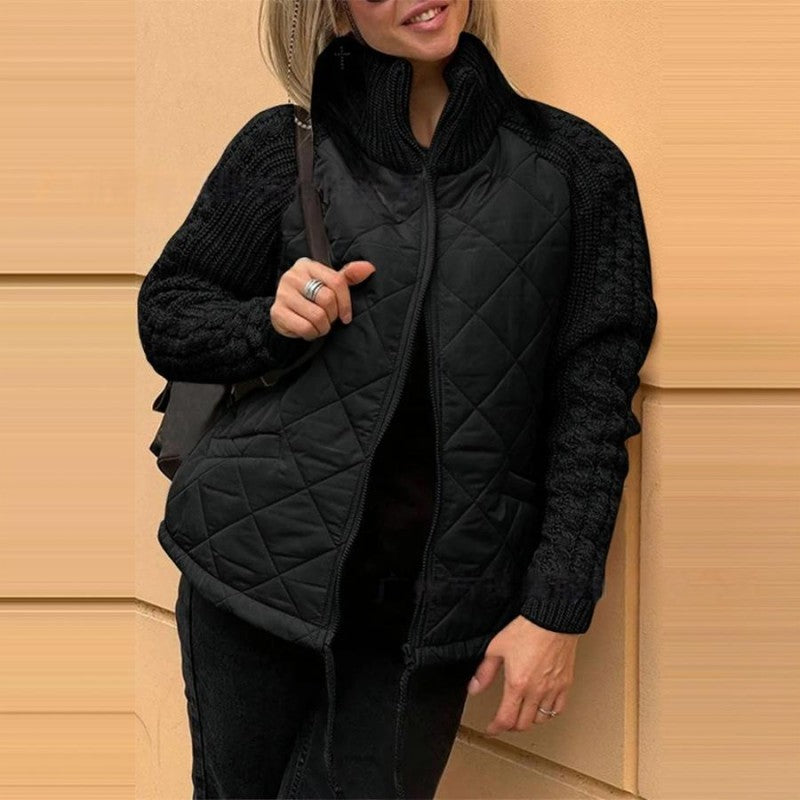 CozyCharm™ Damen Patchwork Steppjacke | 50% Rabatt