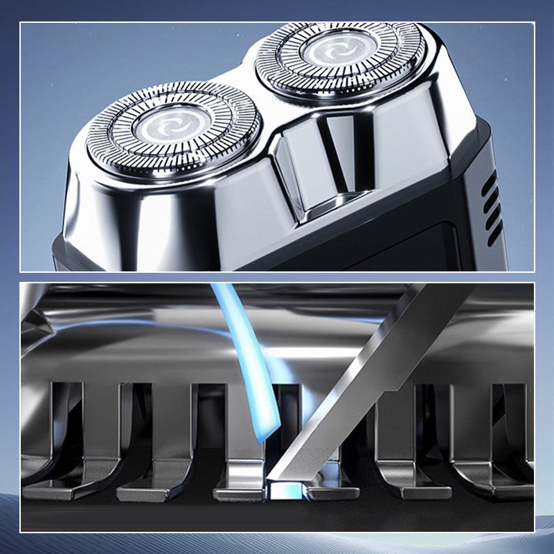 ShavePro – Transparenter Mini Elektrorasierer (IPX7 Wasserdicht)