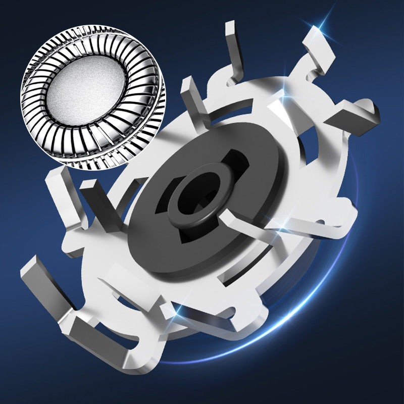 ShavePro – Transparenter Mini Elektrorasierer (IPX7 Wasserdicht)