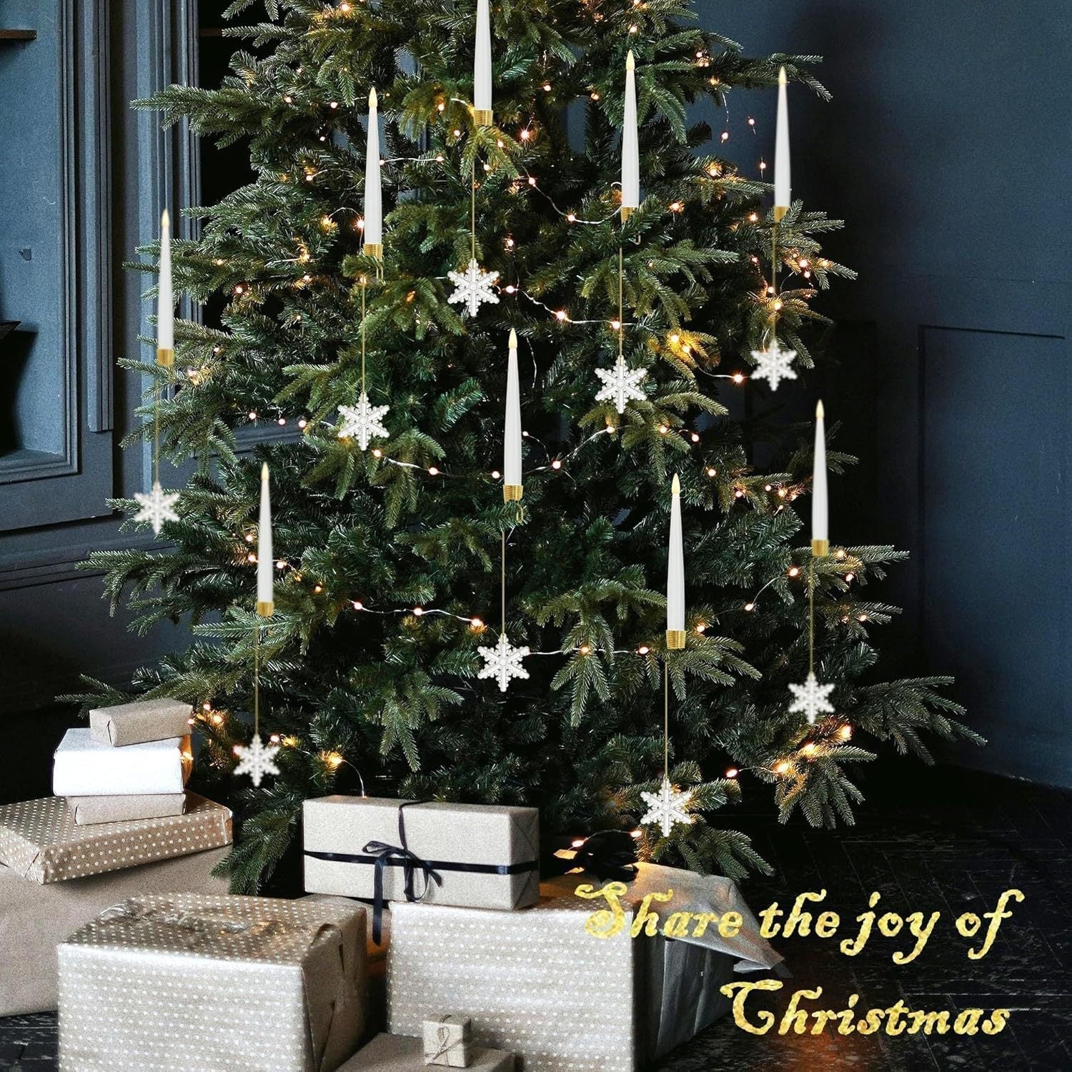 X-MasGlow – Elegante LED-Weihnachtsbaumkerzen | 50% RABATT