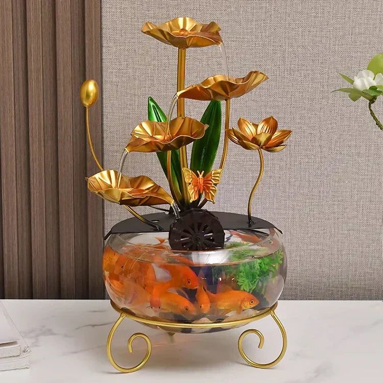 LotusDecor – Luxuriöse Aquariumdekoration