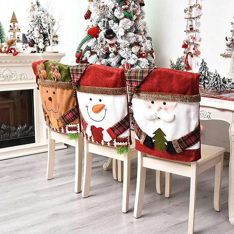 MerrySeat – Süße Weihnachts-Stuhlhussen | 1+1 GRATIS