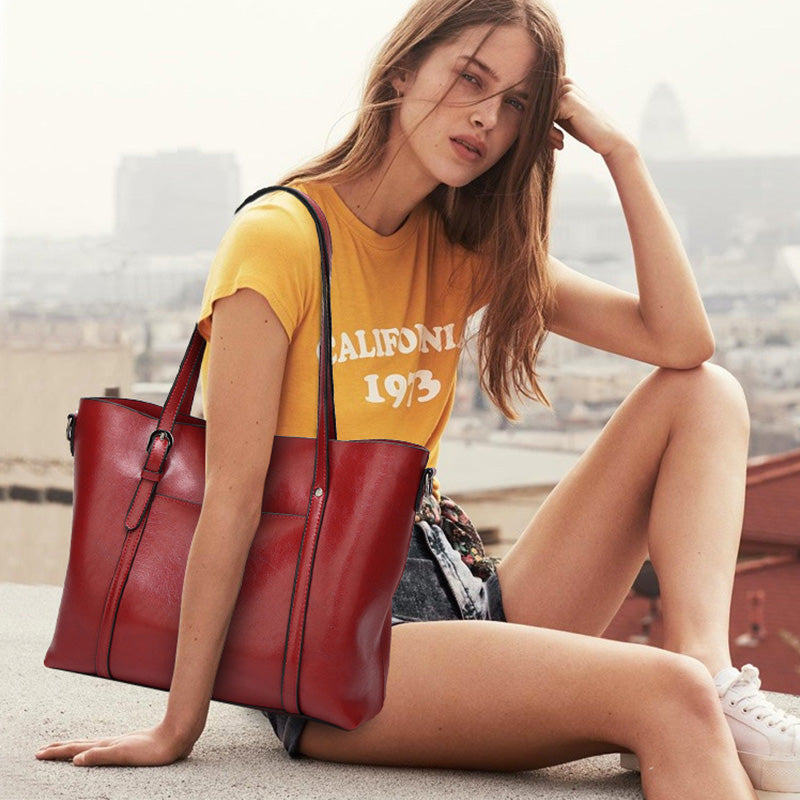 EleganceRetro – Hochwertige Damen-Ledertasche