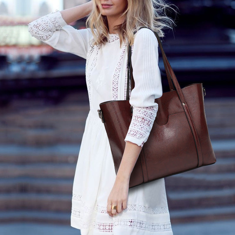 EleganceRetro – Hochwertige Damen-Ledertasche