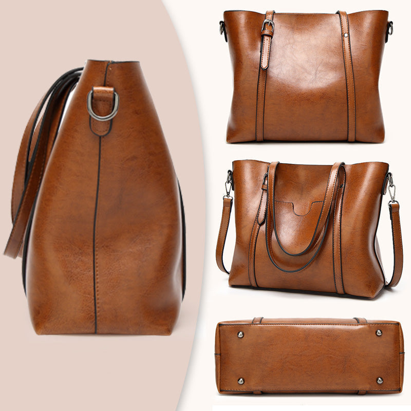 EleganceRetro – Hochwertige Damen-Ledertasche