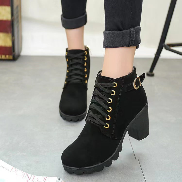 BellaStep – Damenstiefeletten mit Blockabsatz