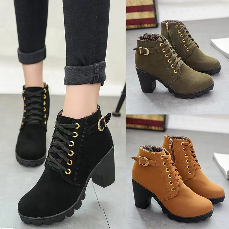 BellaStep – Damenstiefeletten mit Blockabsatz