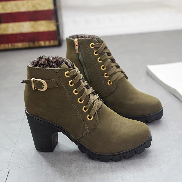 BellaStep – Damenstiefeletten mit Blockabsatz
