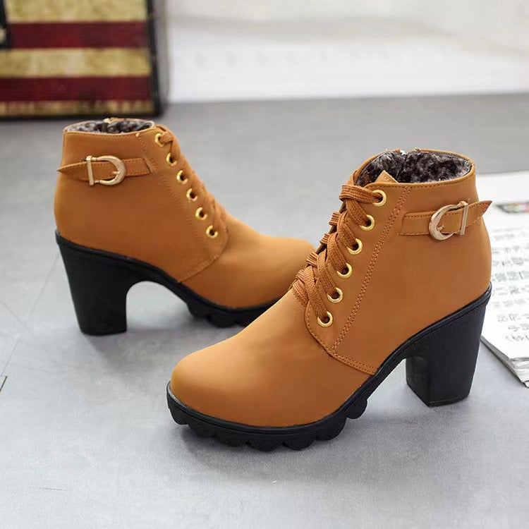BellaStep – Damenstiefeletten mit Blockabsatz