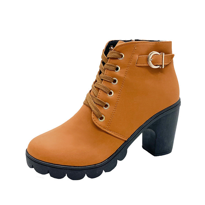 BellaStep – Damenstiefeletten mit Blockabsatz