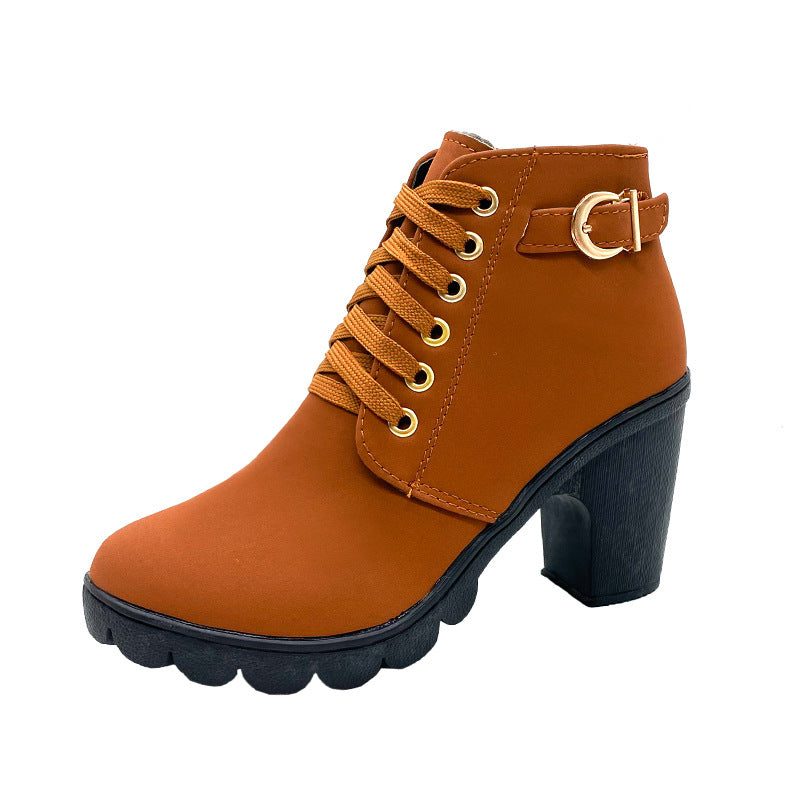 BellaStep – Damenstiefeletten mit Blockabsatz