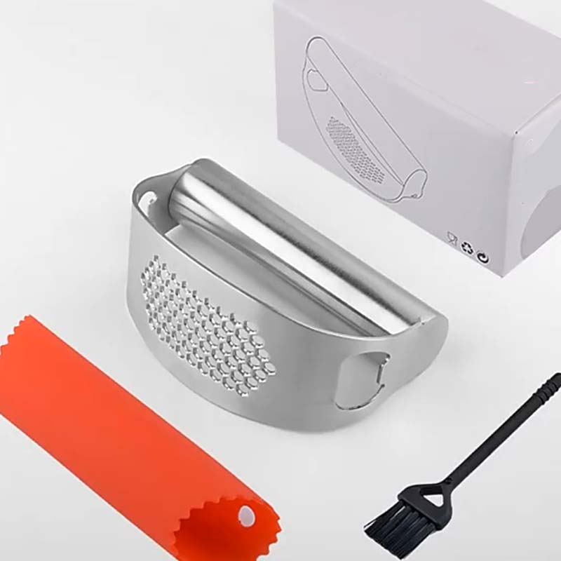 GarliX – Multifunktionale Edelstahl-Knoblauchpresse | 1+2 GRATIS