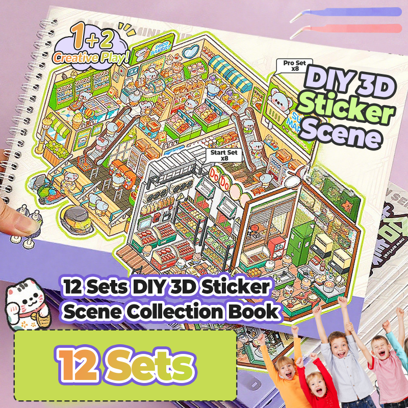 StickerMagic – DIY 12-teiliger Aufkleber-Set